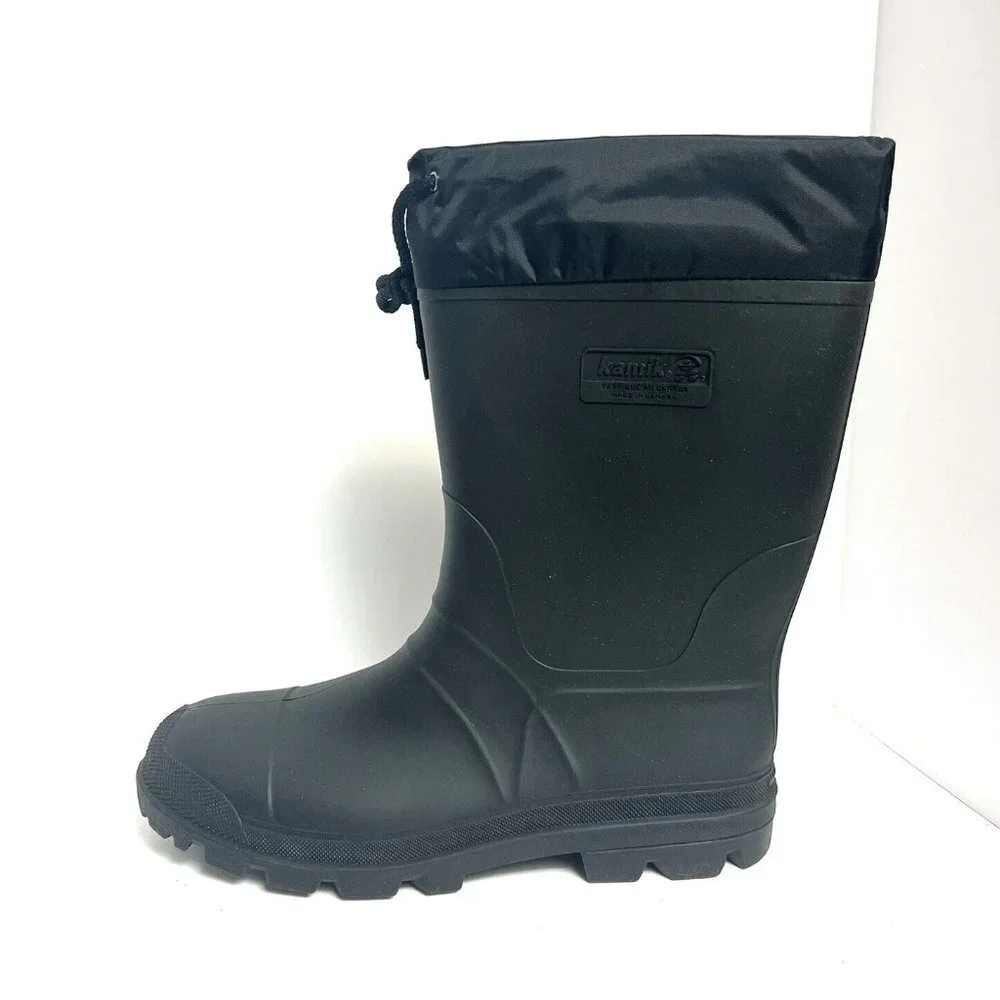 Kamik Mens Forest Rain Boot Black 14M